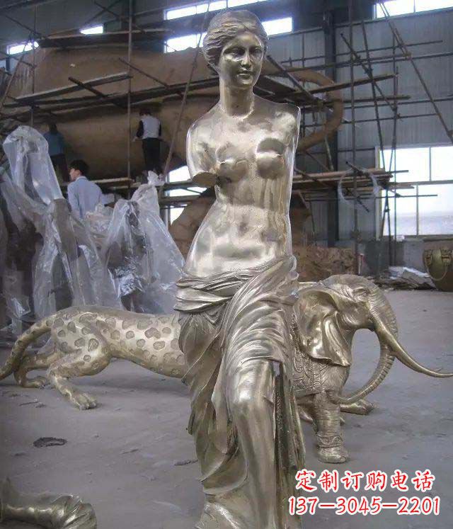 广西维纳斯西方人物铜雕