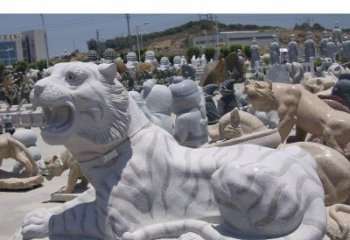 广西专业雕刻精美的老虎石雕