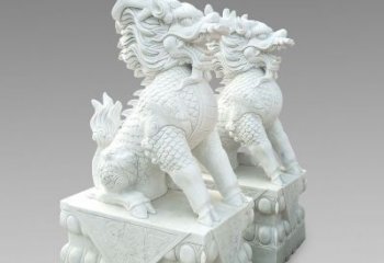 广西释迦牟尼麒麟石雕，吸煞驱邪