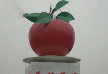 广西精美苹果雕塑，给空间增添独特风格