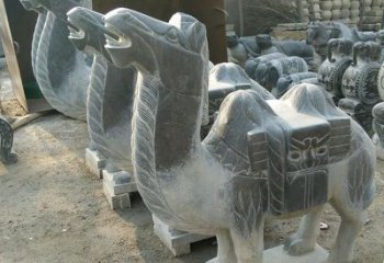 广西青石骆驼雕，把动物活灵活现