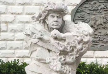 广西纪念邱少云烈士的石雕艺术品
