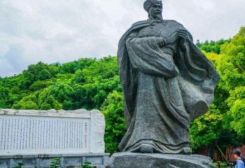 广西汇聚历史荣光——中领雕塑诸葛亮雕塑