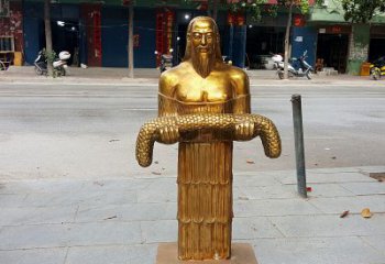 广西昆仑山神农雕塑像，传承古老艺术