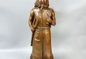 广西尊贵的神农大帝铜雕塑