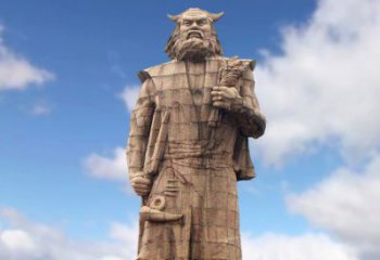 广西精美神农大型石雕像，由中领雕塑定制