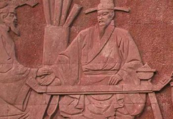 广西沈括砂岩浮雕，重现学校历史名人壁画