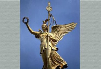 广西优雅的胜利女神铜雕