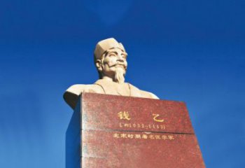 广西中领雕塑荣耀出品：十大名医之儿科之圣头像雕塑