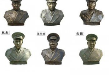 广西近代名人铜雕头像雕塑