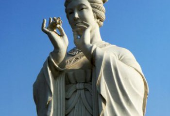 广西精美绝伦的古代美女雕像