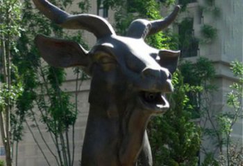 广西十二生肖铜雕羊首饰