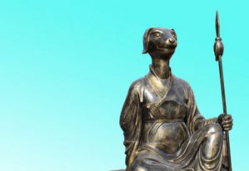 广西精美十二生肖坐式铜雕
