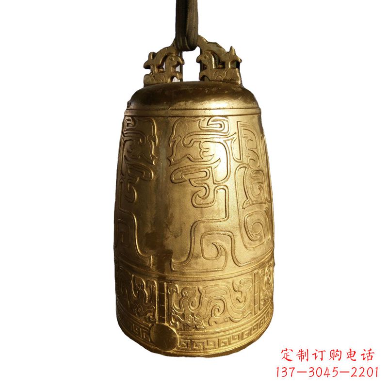 广西文化铜钟挂钟