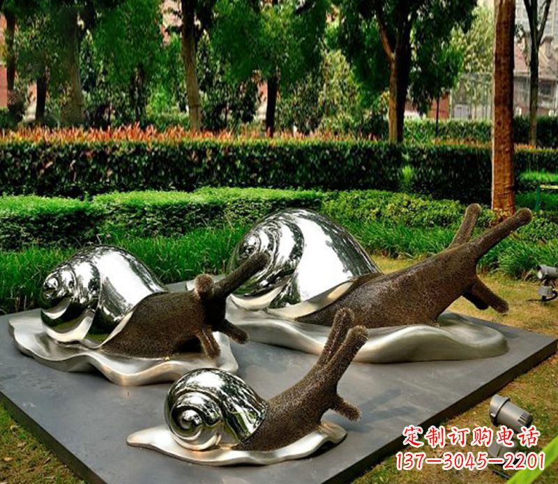 广西蜗牛雕塑不锈钢