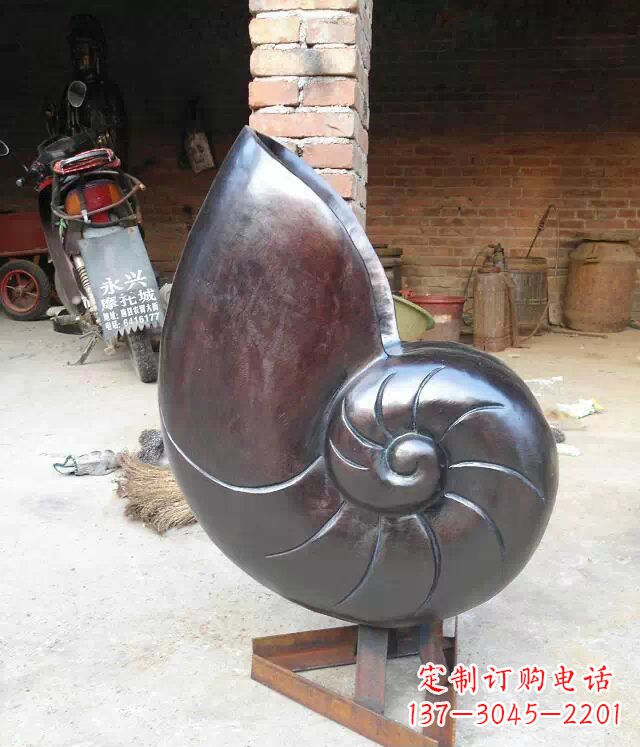 广西蜗牛公园景观动物铜雕