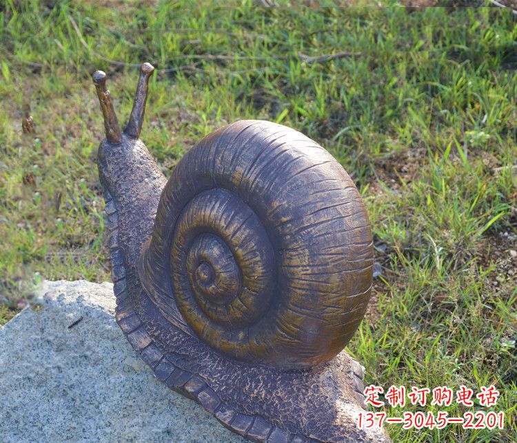 广西蜗牛铜雕