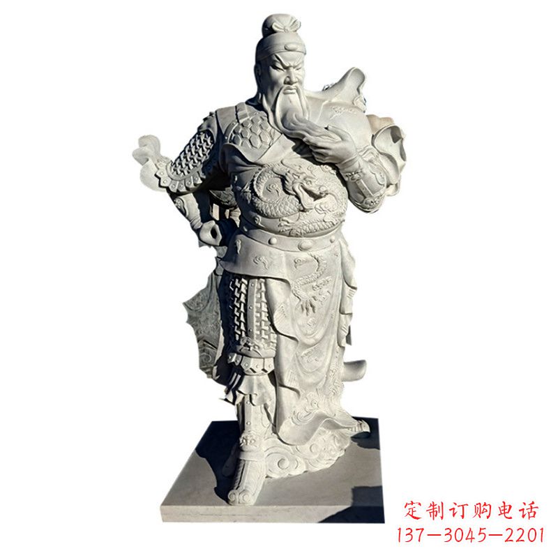 广西武财神关羽石雕