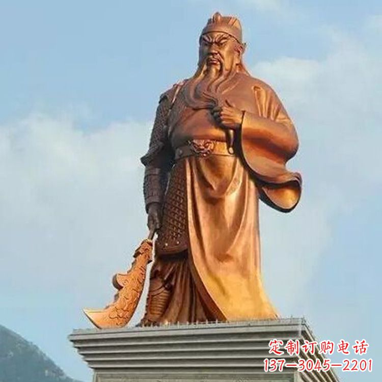广西武圣关公雕像