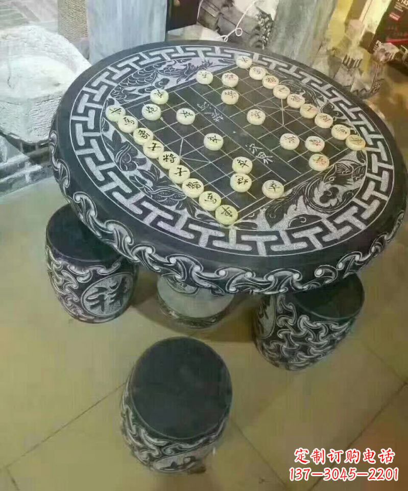 广西下象棋石桌凳