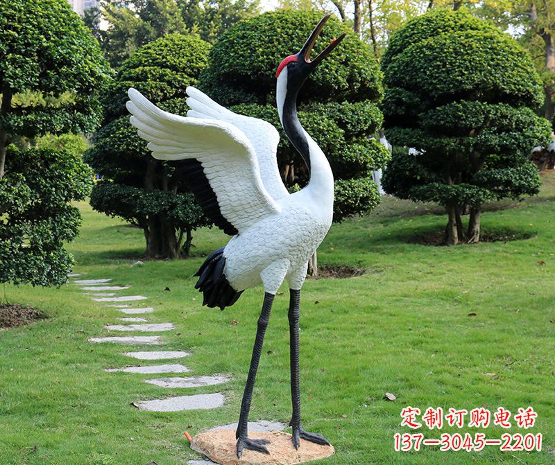 广西仙鹤金属雕塑