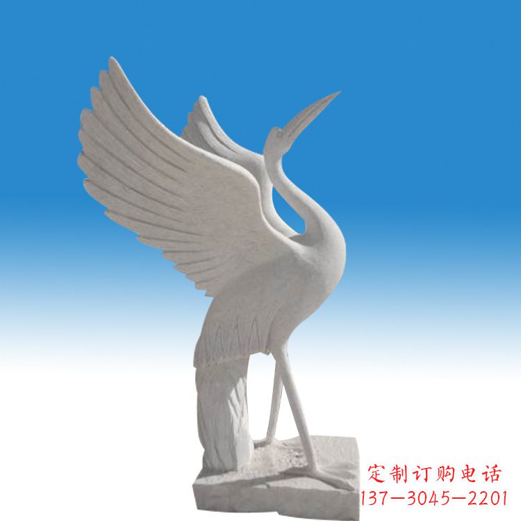 广西仙鹤砂岩雕塑