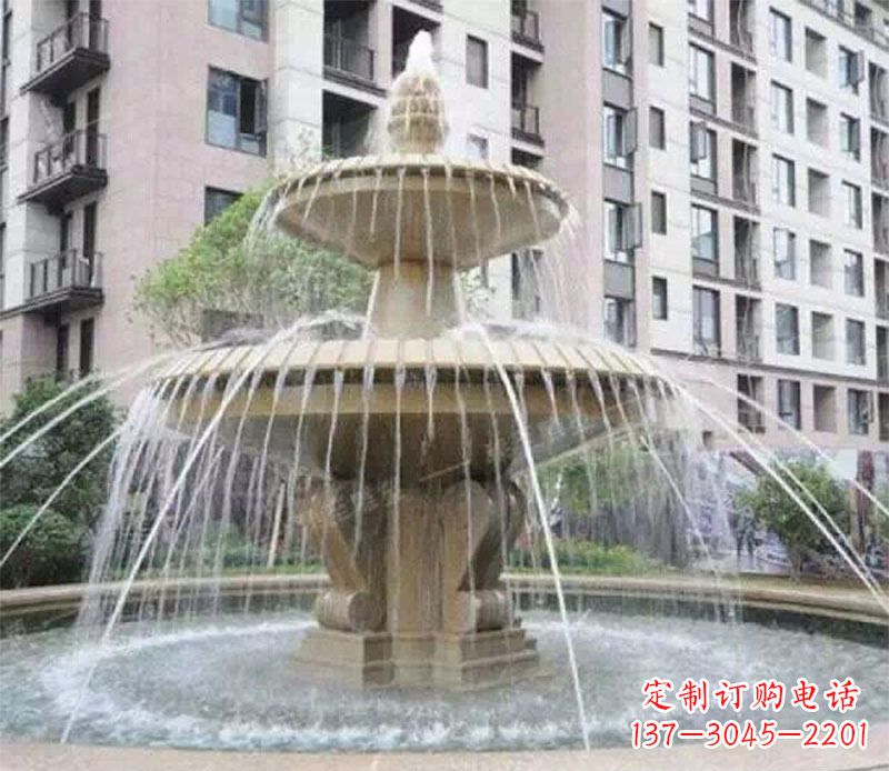 广西小区大型喷泉景观石雕