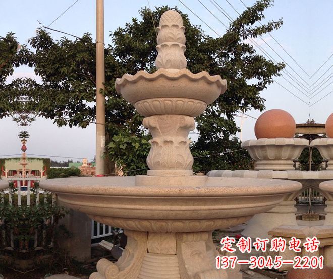 广西小区景观大型喷泉石雕 (4)
