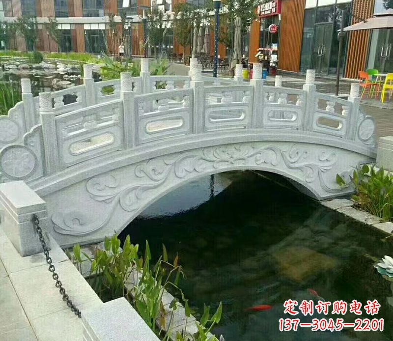 广西小区景观石桥栏杆