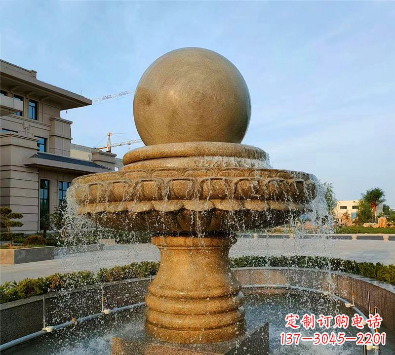 广西小区石喷泉雕塑