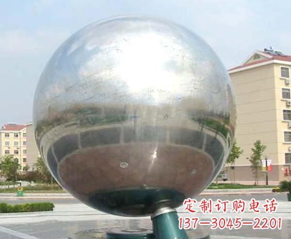 广西校园不锈钢抽象地球仪雕塑
