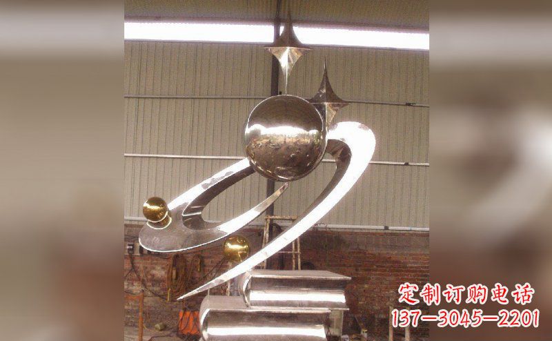 广西校园不锈钢书籍雕塑