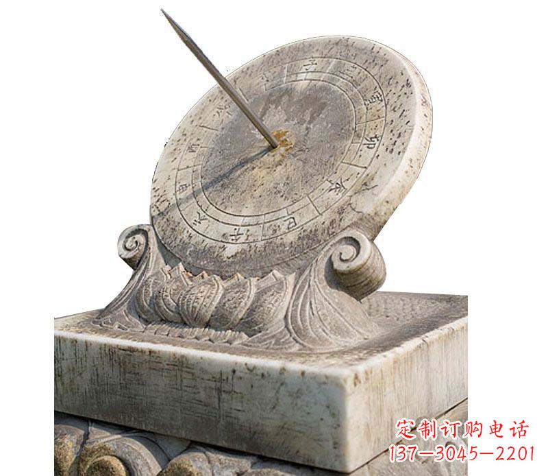 广西校园大理石日晷景观石雕