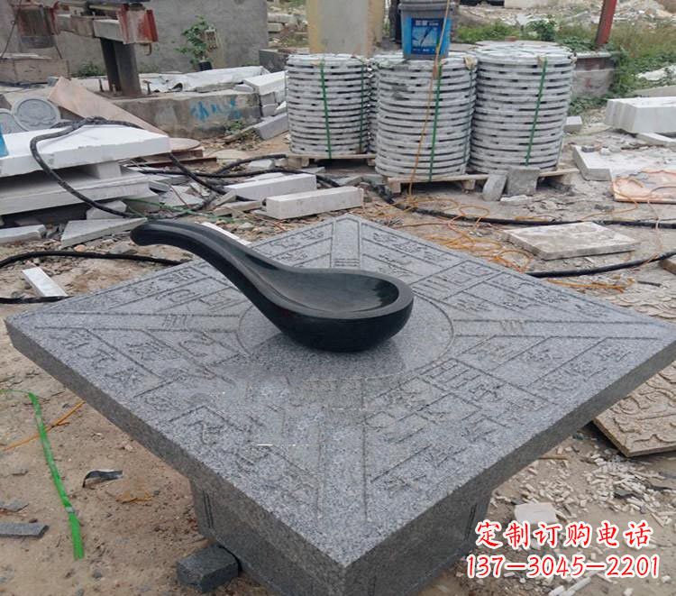 广西校园景观司南石雕