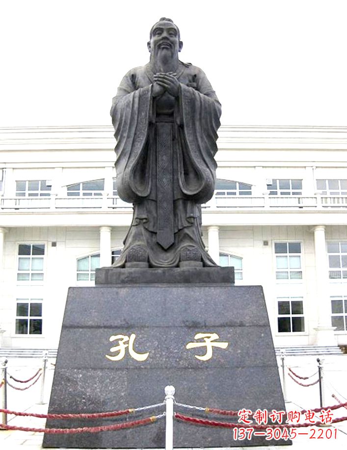 广西校园孔子雕塑