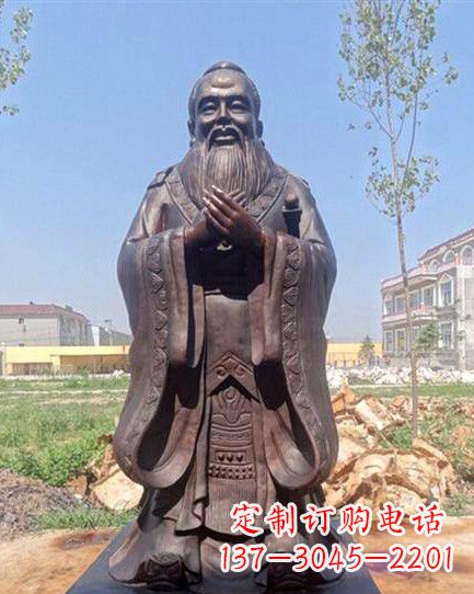 广西校园孔子雕像 (2)