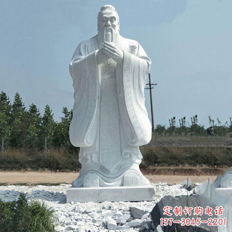 广西校园孔子人物雕像
