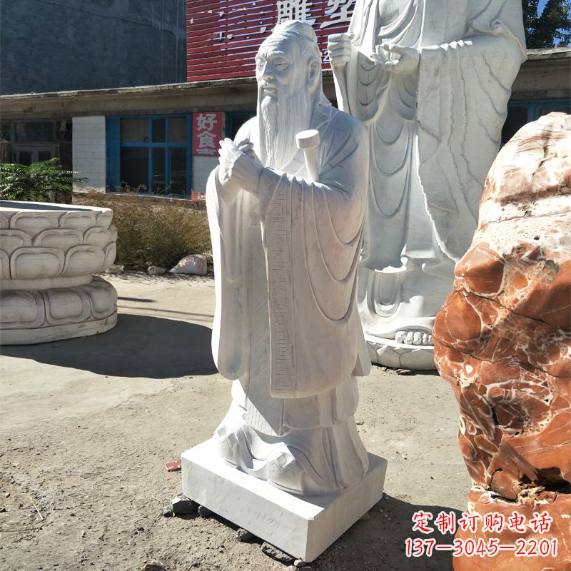 广西校园孔子像雕塑