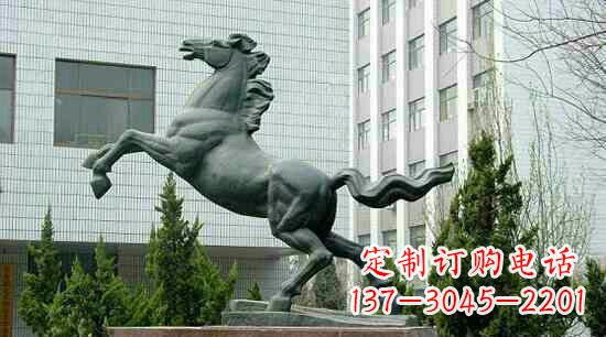 广西校园龙马精神铜雕