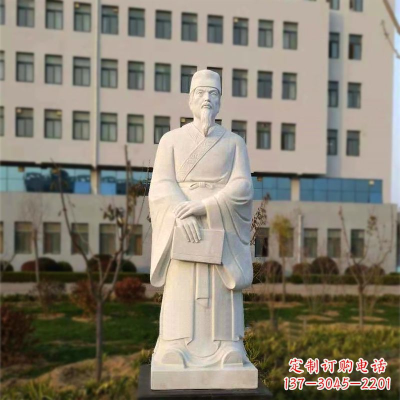 广西校园名人汉白玉雕塑医院医学院古代著名人物雕像