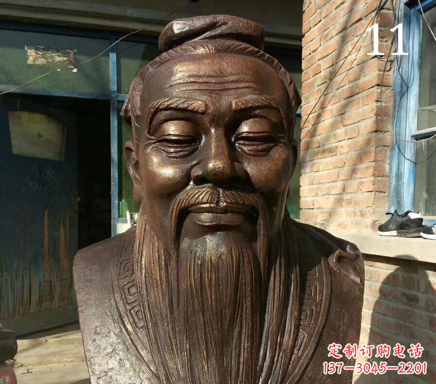 广西校园名人铜雕 人物雕塑