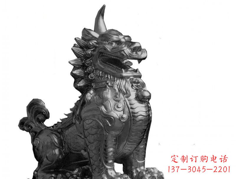 广西獬豸法院景观铜雕
