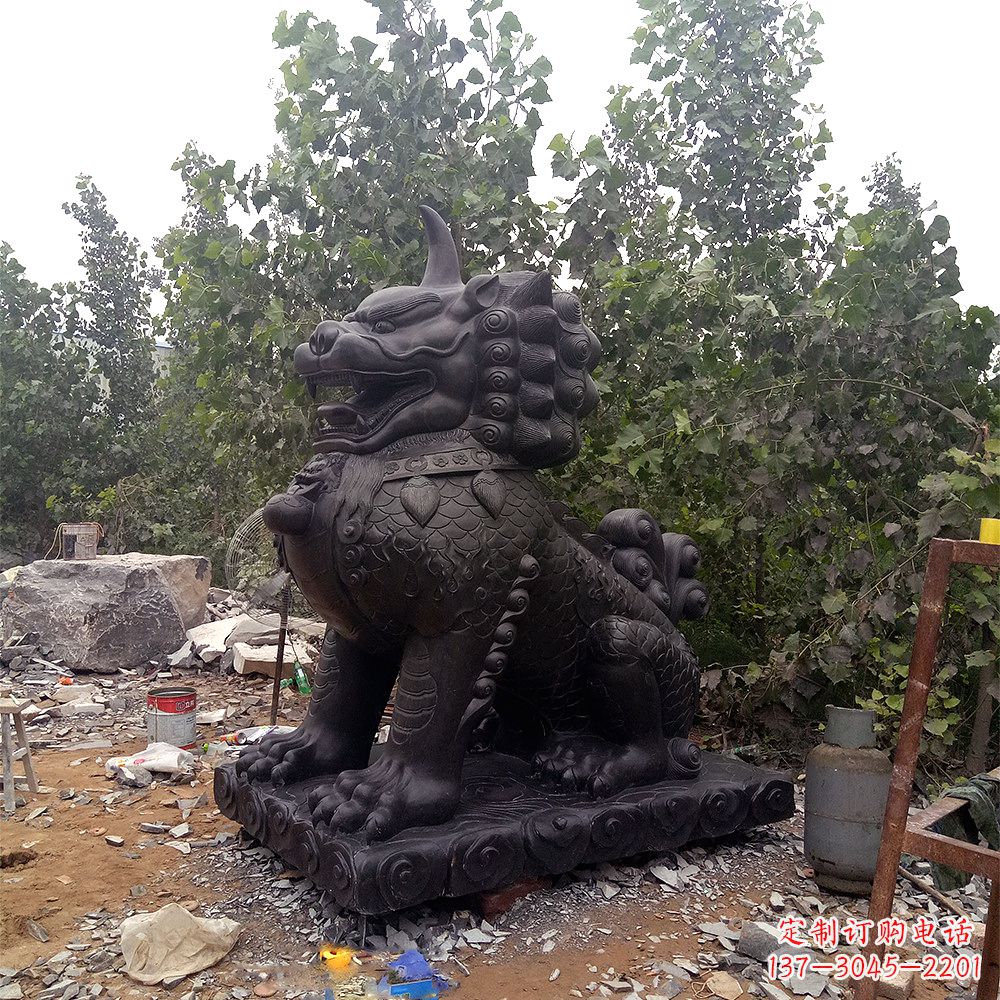 广西獬豸铸铜雕塑