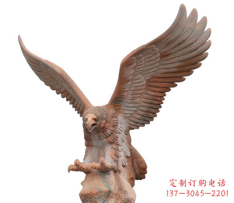 广西雄鹰展翅石雕