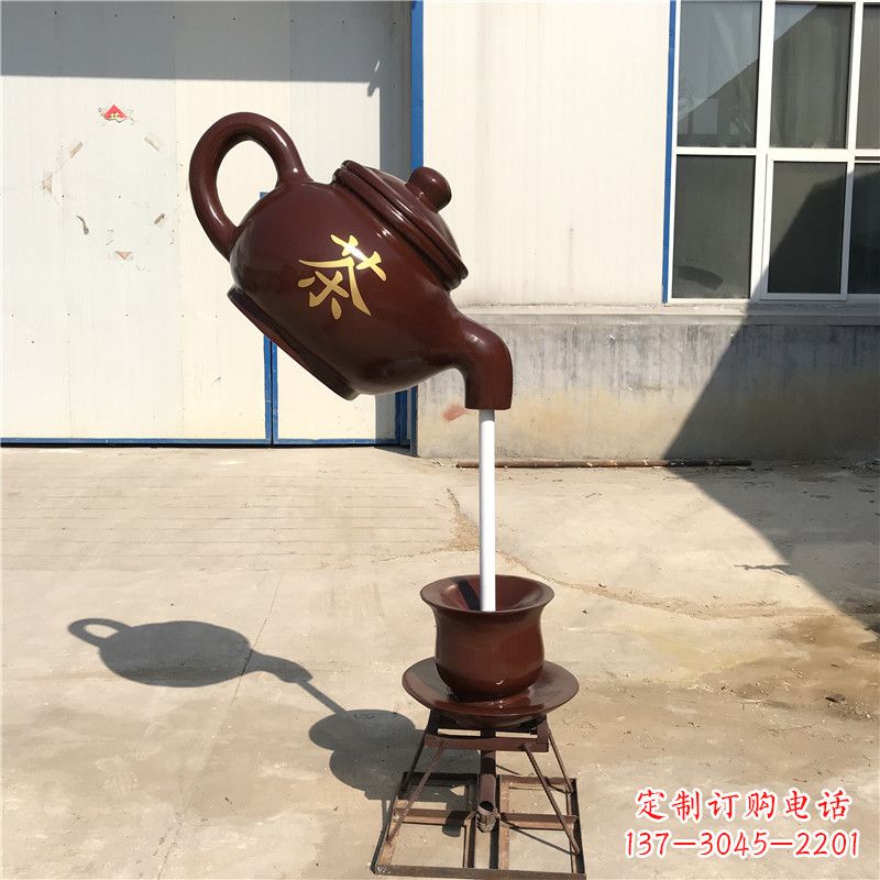 广西悬空茶壶流水喷泉