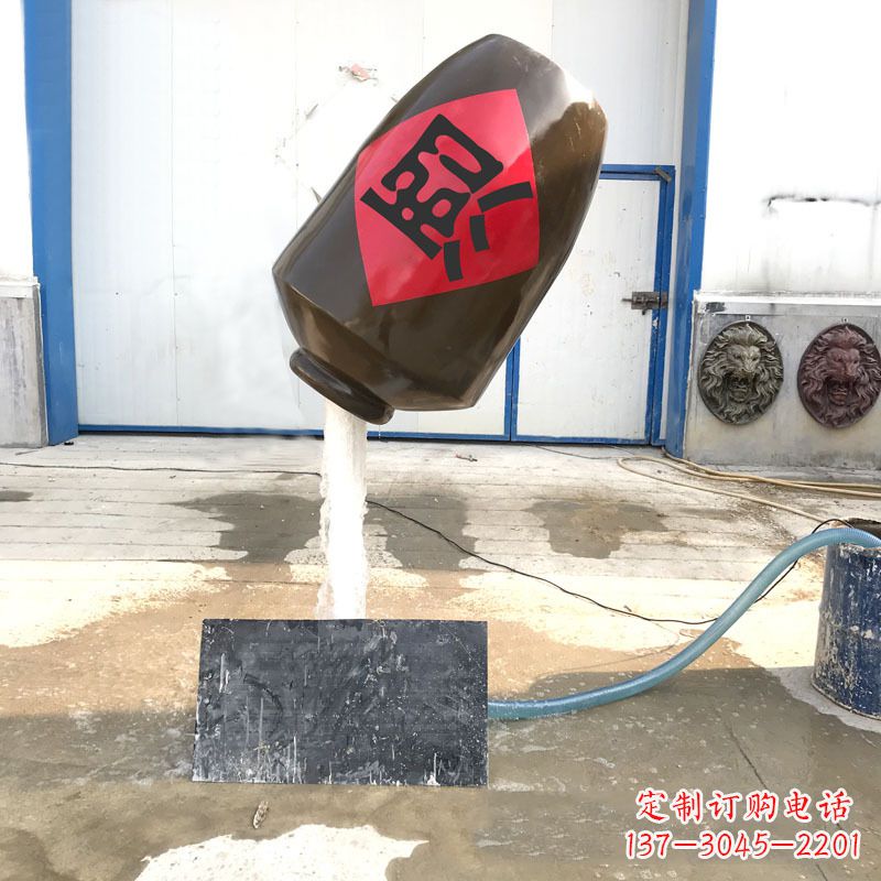 广西悬空酒壶流水喷泉