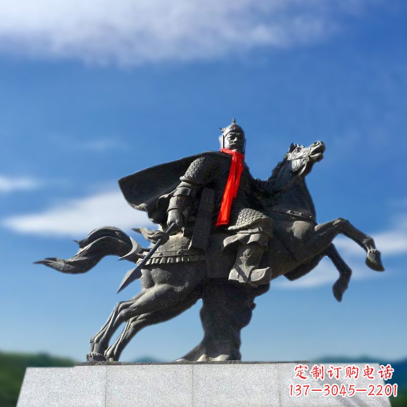 广西薛仁贵西征雕塑-唐初著名将领中国历史名人雕像