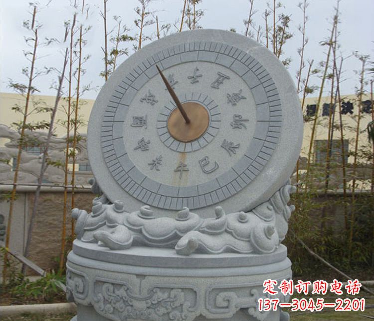 广西学校大理石日晷石雕 (5)