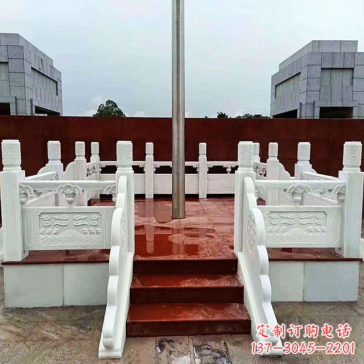 广西学校石雕升旗台
