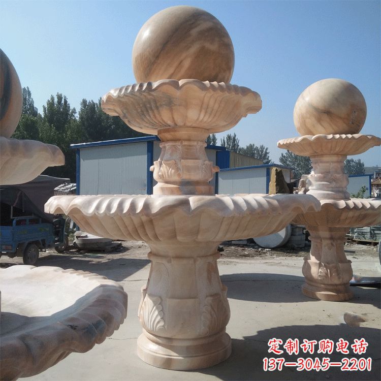 广西一米的喷泉石雕